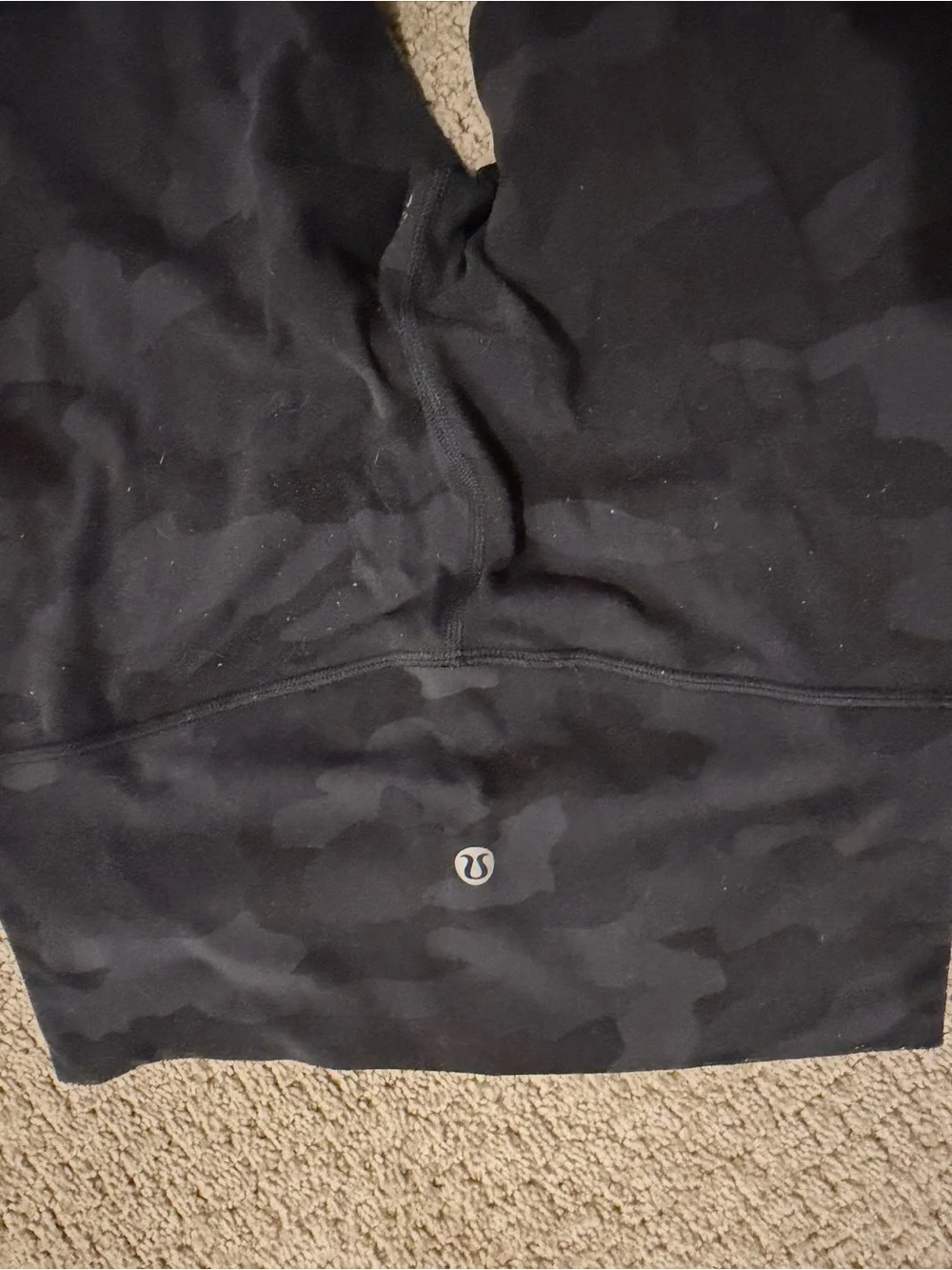 lululemon athletica Black Camo Leggings